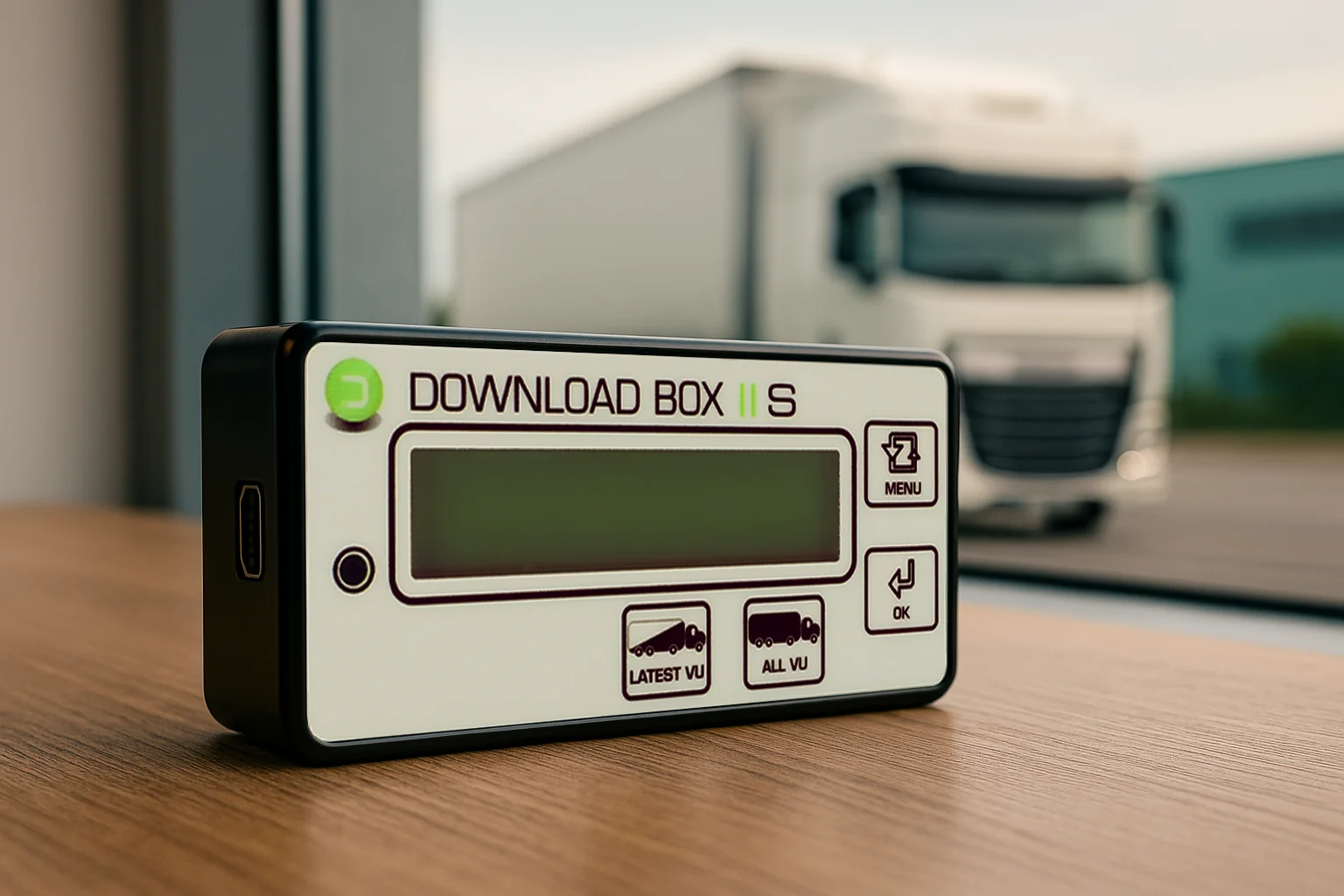 Sťahovací kľúč pre tachografy DOWNLOAD BOX II S – overené riešenie pre dopravcov Sťahovací kľúč pre tachografy DOWNLOAD BOX II S – spoľahlivé riešenie pre dopravcov