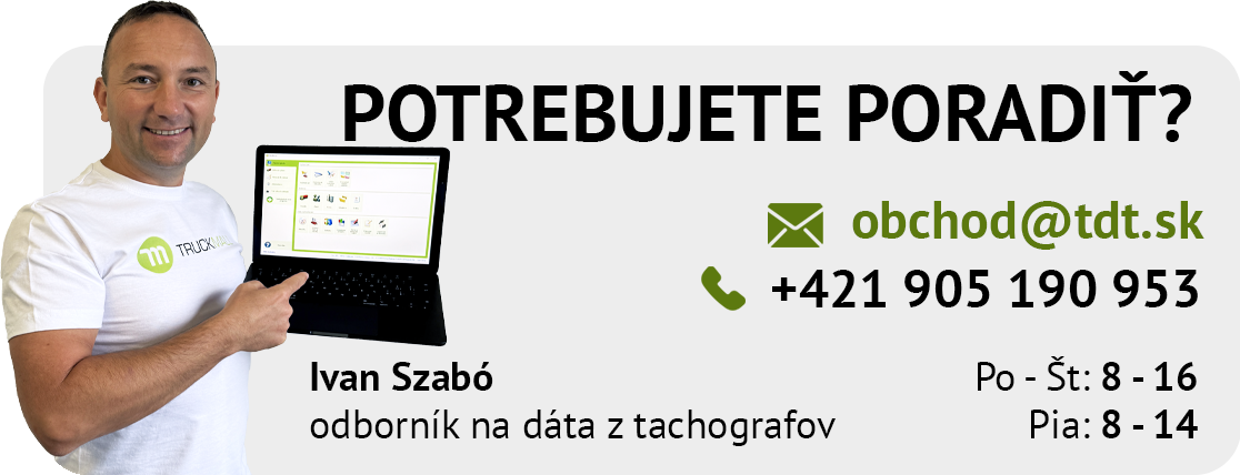 Odborník na sťahovanie a vyhodnotenie dát z tachografov