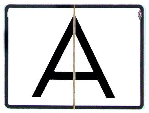 Reflexná tabuľa "A" - sklopná