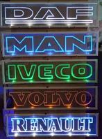 Svetelná tabuľka LED 50x12cm