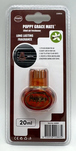 Osviežovač poppy do mriežky ventilátora - Vanilla