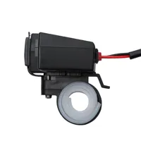 2x USB nabíjačka s voltmetrom na motocykel (3)