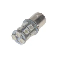 LED BAZ15d (dvojvlákno) červená, 12V, 13LED/3SMD