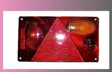lampa zadná-vozík,Pravá+SPZ