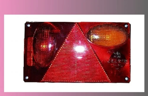 lampa zadná-vozík,Pravá+SPZ