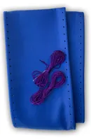 Kožená omotávka volantu 44-46cm - modrá Kožená omotávka volantu 44-46cm - modrá