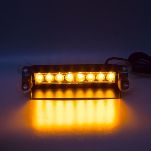 PREDATOR LED vnútorné, 8x3W, 12-24V, oranžový, 240mm