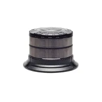 LED maják, 12-24V, 16xLED oranžový, pevná montáž, smoke, ECE R65 (4)