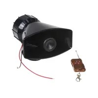 Hobby výstražný systém, siréna 4-tónová 100W, diaľkové ovládanie