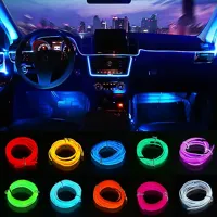 LED podsvietenie vnútorné ambientné oranžové, 12V, 5m (2)