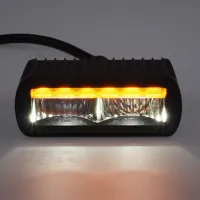 LED svetlo obdĺžnikové s oranžovým výstražným svetlom, ECE R10, R65 LED svetlo obdĺžnikové s oranžovým výstražným svetlom, ECE R10, R65
