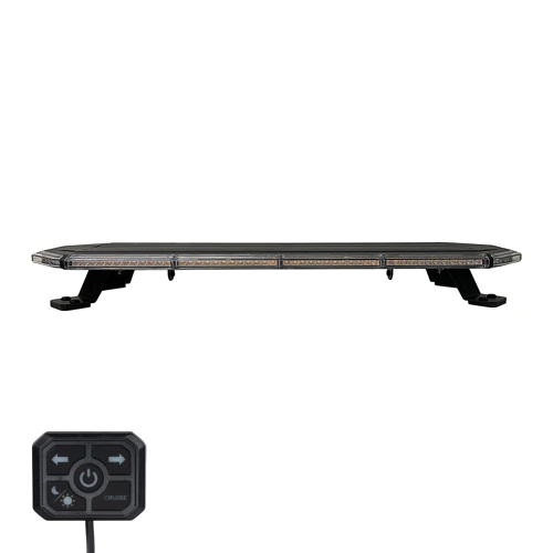 SLIM LED rampa 770mm, oranžová, 12-24V, 36 + 96LED, ECE R65