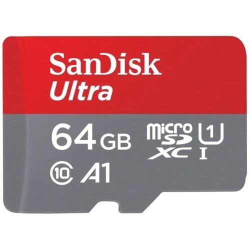 Pamäťová karta MicroSDXC 64GB 140M UHS-I + adaptér, SANDISK