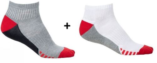 Ponožky DUO RED, 2 páry v balení
