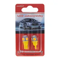 LED T10 oranžová, 12V, 5LED/3SMD (2)
