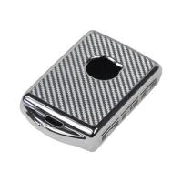 TPU obal pre kľúč Volvo, carbon silver