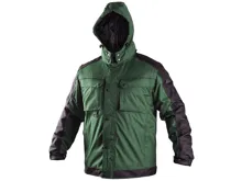 Bunda CXS IRVINE, zimná, pánska, zeleno-čierna