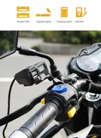 2x USB nabíjačka s voltmetrom na motocykel (4)