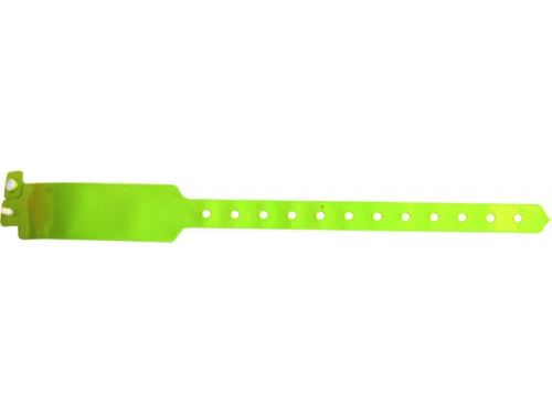ID náramok - neon lime BVP 730 - zelená svetlá lesklá