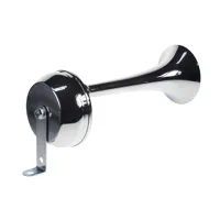 Singel-fanfára 260mm, chróm, 12V, elektromagnetická, vysoký tón (1)