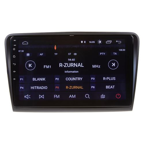 Autorádio pre Škoda Superb 2008-2015 s 10,1" LCD, Android, WI-FI, GPS, Mirror link, Bluetooth,