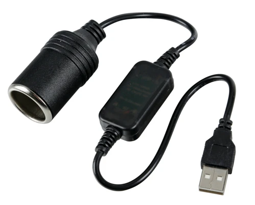 Menič z USB na autozásuvku 12V