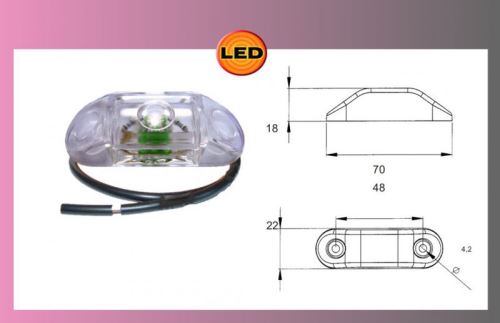 LED-PRO-CAN svetlo biele 24V/0,8W