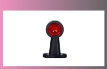 svetlo obrys.LED-červeno/biele-12/24V-rovné-