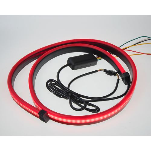 LED pásik, brzdové svetlo, červený, 90 cm