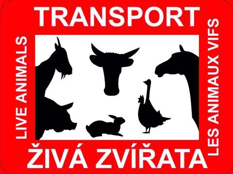 Tabuľa Živé zvieratá - plech
