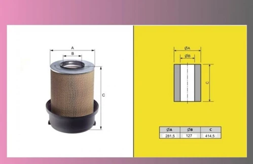 filter vzduchový MERCEDES 2536