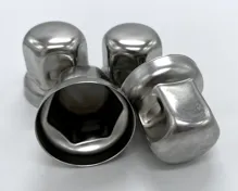 Kryt skrutiek kolies 33mm - nerez oceľ (sada 20ks)