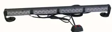 LED svetelná alej, 24x 1W LED, modrá 645mm, ECE R10 (1)
