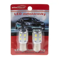 LED BAZ15D biela, 12SMD + 3W LED 10-30V (2)