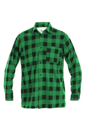 Flanelová košeľa zelená