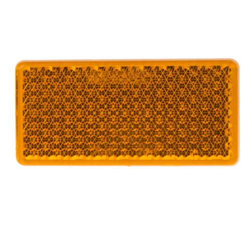 Bočný (oranžový) odrazový element - obdĺžnik 95 x 45mm nalepovací