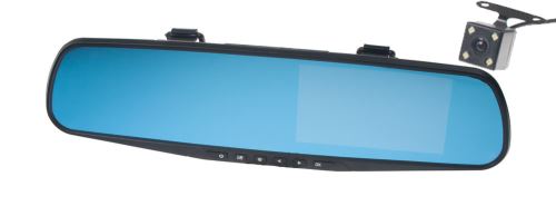 DUAL FULL HD kamera integrovaná v zrkadle s 4,3" LCD