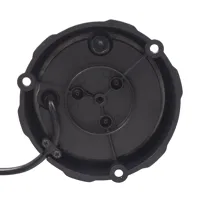 Robustný modrý LED maják, čierny hliník, 96W, ECE R65 (4)