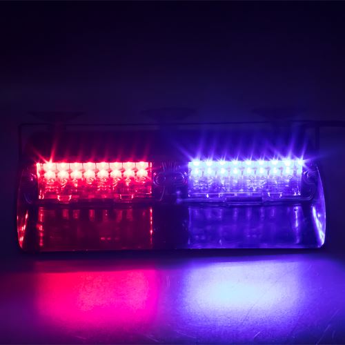 PREDATOR LED vnútorné, 16x LED 3W, 12V, modro-červený