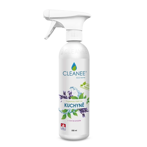 CLEANEE ECO hygienický čistič na KUCHYNE LEVANDUĽA 500ml