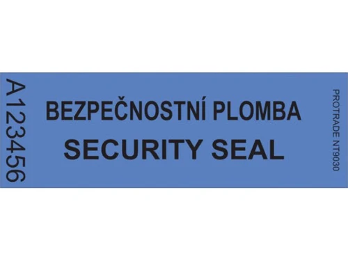 Fóliová plomba NT 9030 modrá