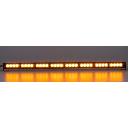 LED svetelná alej, 32x 3W LED, oranžová s displejom 910mm, ECE R10
