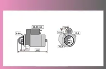 štartér MAN TGL - DELCO