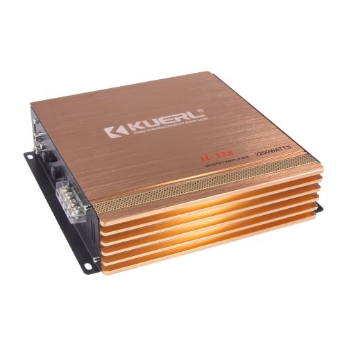 KUERL 2cestný zosilňovač do auta, 2 x 60W