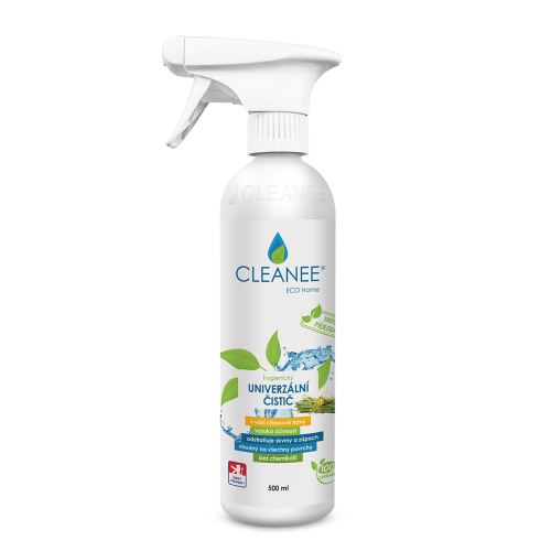 CLEANEE ECO prírodný hygienický čistič UNIVERZÁLNY s vôňou CITRÓNOVÉ TRÁVY 500 ml