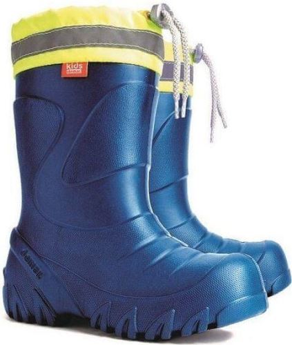 Demar detské zateplené čižmy MAMMUT S 0300 E metal blue