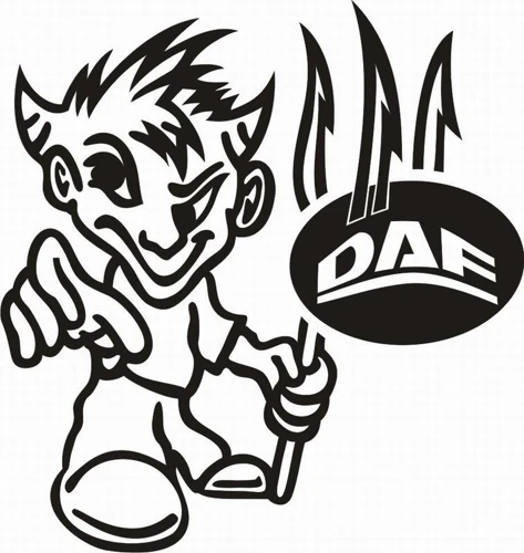 samolepka DAF 172