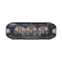 PROFI SLIM výstražné LED svetlo vonkajšie, oranžové, 12-24V, ECE R65 (1)