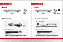 SLIM LED rampa 1070mm, oranžová, 12-24V, 36 +144LED, ECE R65 (5)