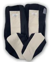 Poťahy sedadiel DAF XF, XG (1 pás) č.156 – menčester - modro/čierne